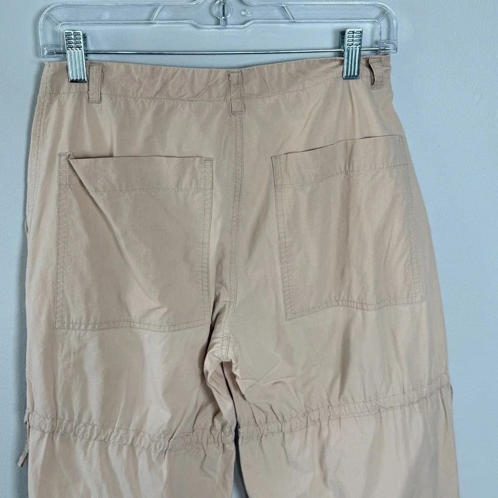 Le Jean De Marithe + Francois Girbaud Cargo Pants Beige Sz S Vintage 90s Grunge